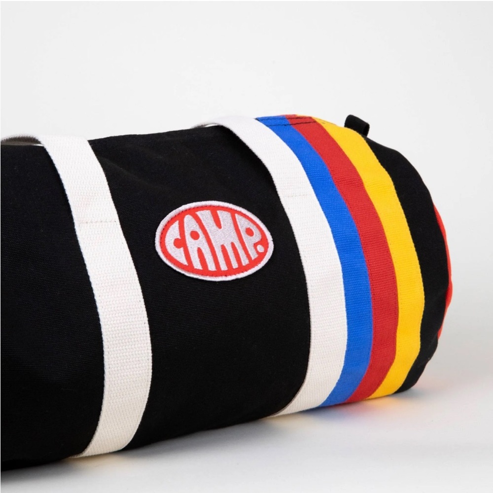 {Disney} Mickey and Friends x CAMP Kids Canvas Duffel Bag - Black and Red - Picture 3 of 10